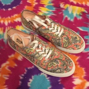 Mossimo Supply Co. Paisley Sneakers Sz 8